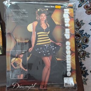 Dreamgirl Miss Bee Light Up Costume - Black and Yellow
